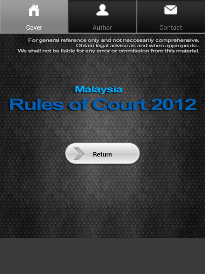 Malaysia Rules of Court 2012截图1