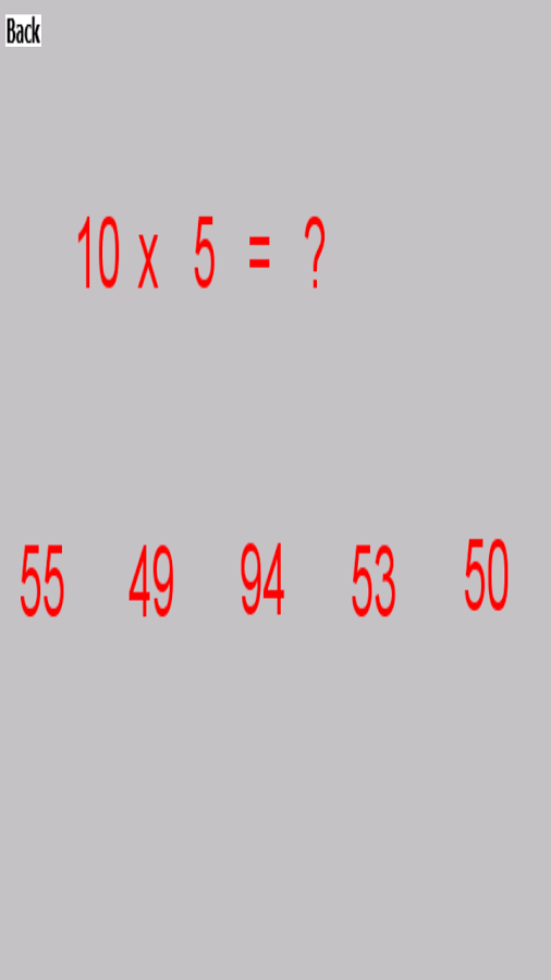 Times Tables Tester截图1