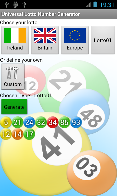 Universal Lotto Number Picker截图7