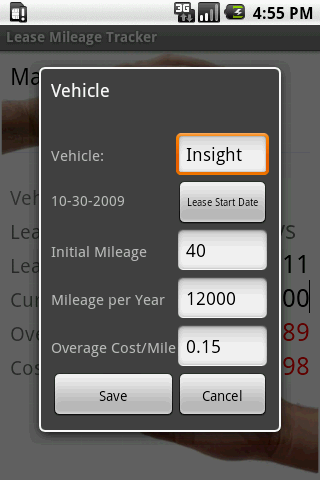 Lease Mileage Tracker截图2