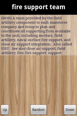 DOD Military Glossary Lite截图2