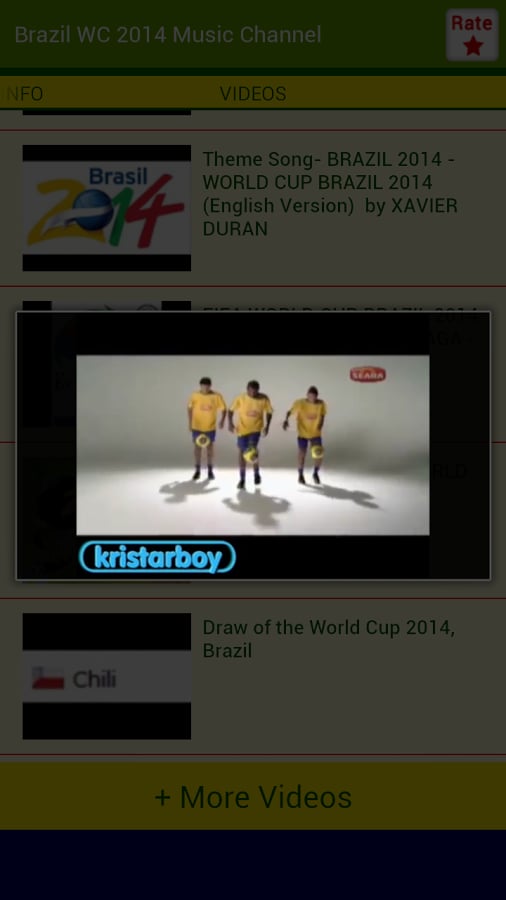 Brazil WC 2014 Songs Cha...截图4