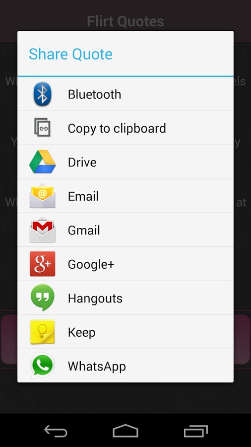 Flirt Quotes截图1