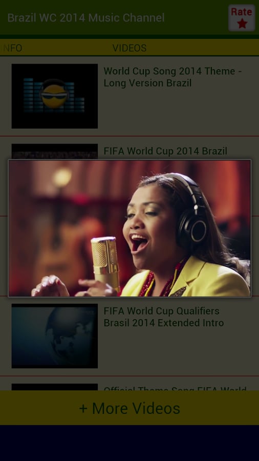 Brazil WC 2014 Songs Cha...截图1