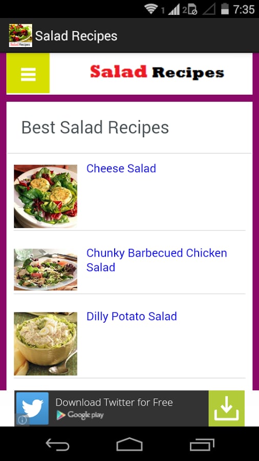 Best Salad Recipes截图3