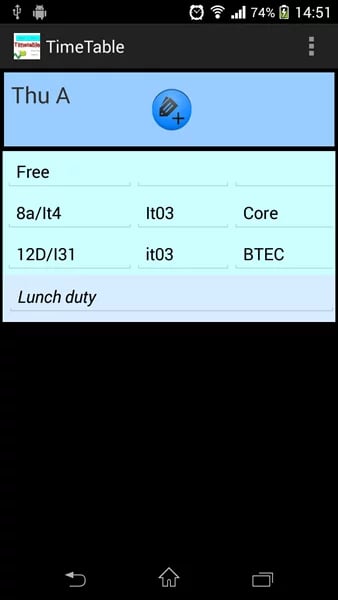 School Timetable (Simple...截图4