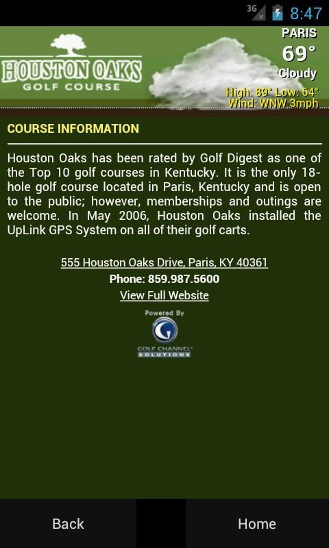 Houston Oaks Golf Course截图2