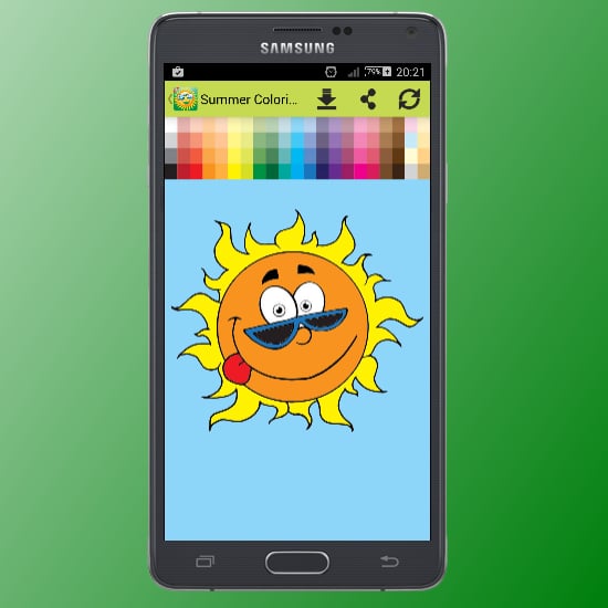 Summer Coloring Pages截图2