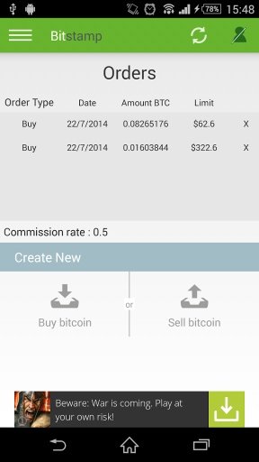 Bitcoin for Bitstamp截图6