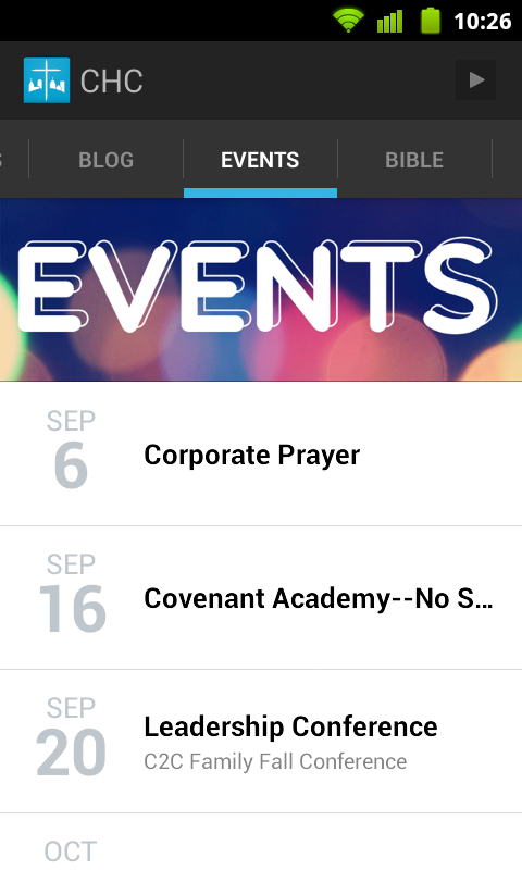 Covenant Harvest Church截图2