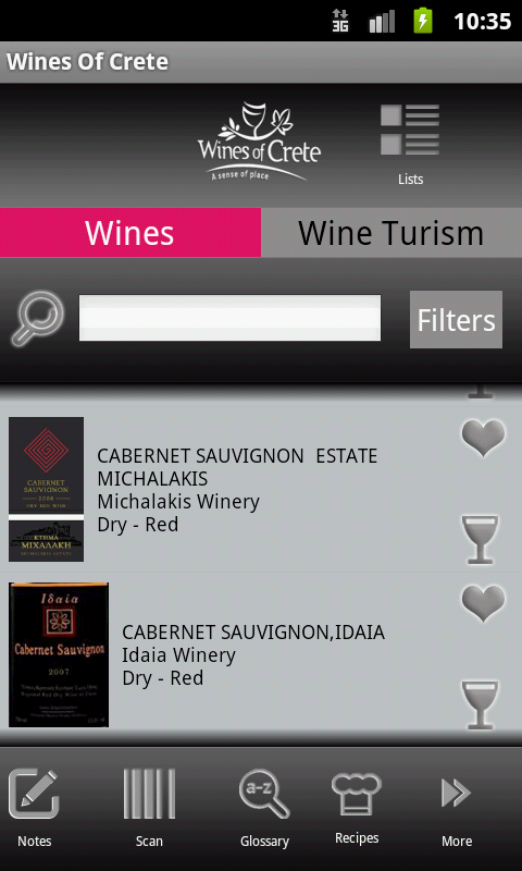 WinesOfCrete: Wine Tourism App截图1