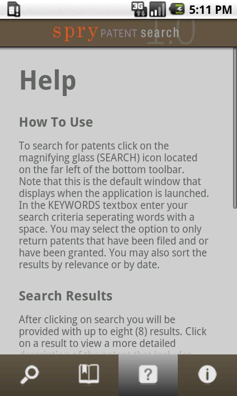 Spry Patent Search截图8