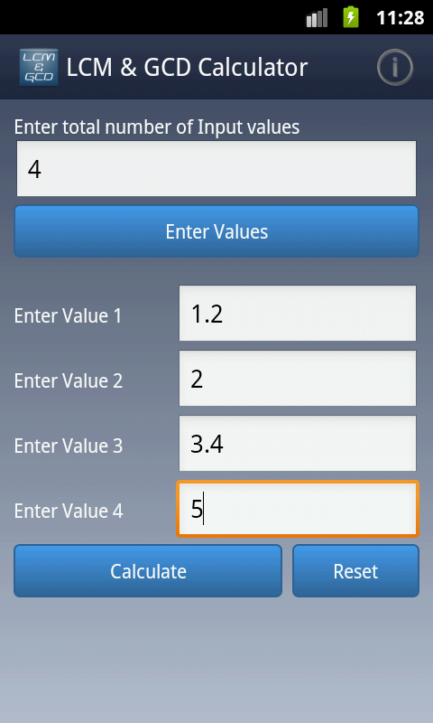 LCM & GCD Calculator截图2