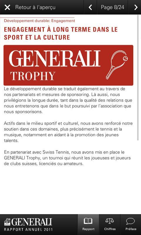 GENERALI 2011 Suisse (Phone)截图2