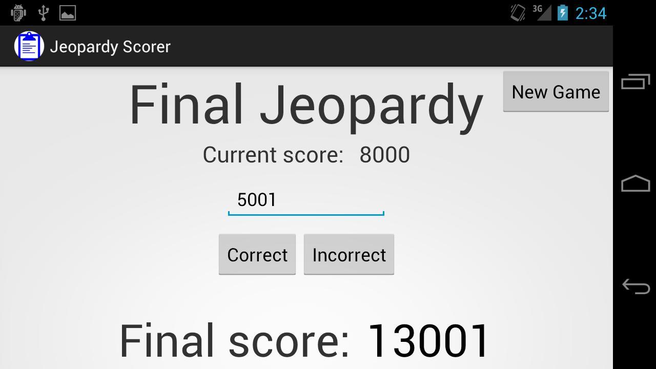 Jeopardy Scorer截图2