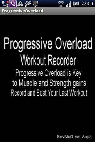 Progressive Overload Logger截图1