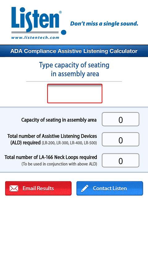 ADA Compliance Calculator截图1