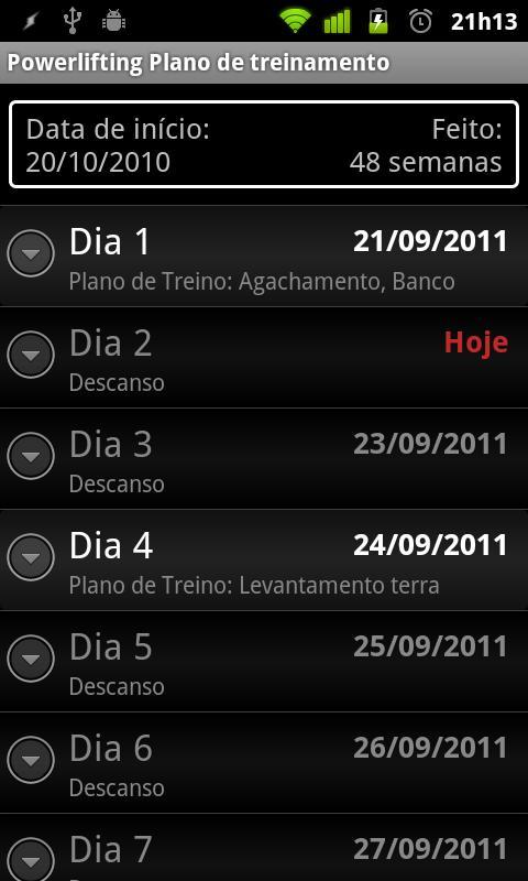 Plano de Treino截图4