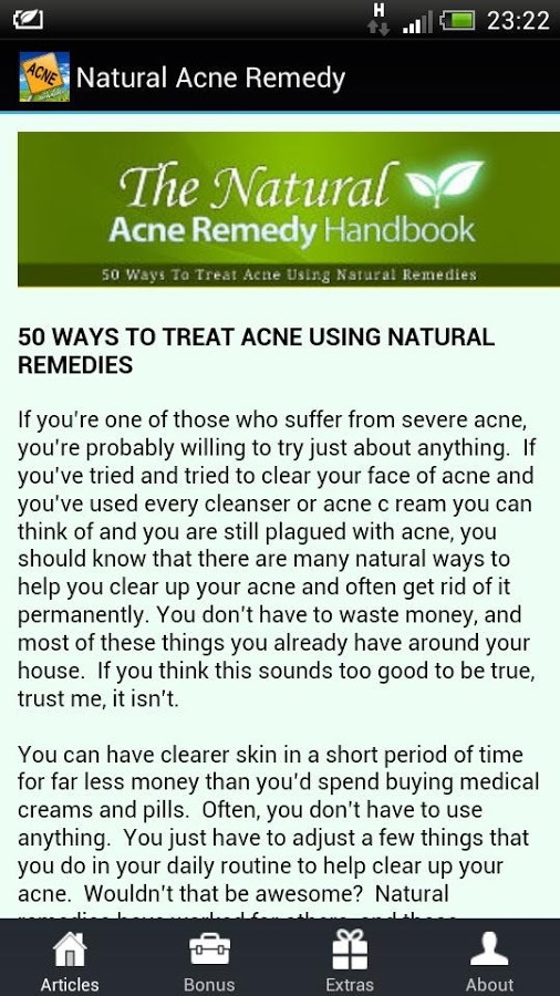 Natural Acne Remedy截图2