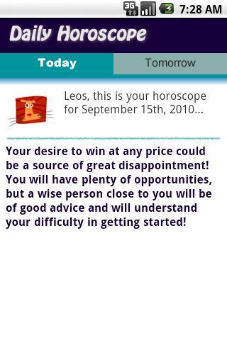 Horoscope Lion Francais截图1