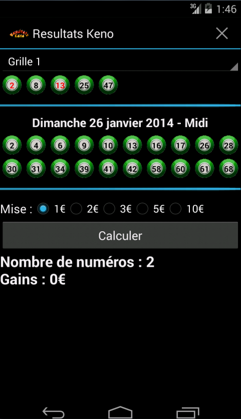 Resultats Keno截图4