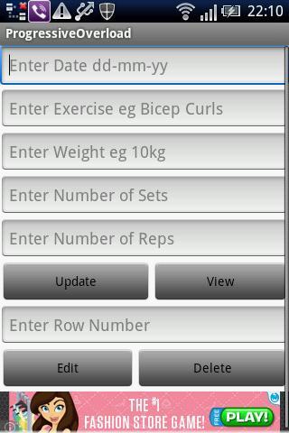 Progressive Overload Logger截图2