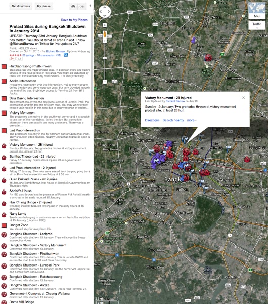 Bangkok Shutdown for TRA...截图1