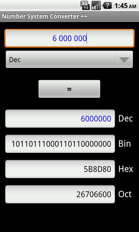 Number System Converter ...截图1
