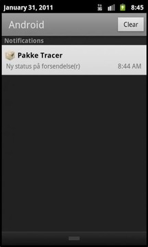 Pakke Tracer - POST i DK截图