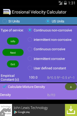 Erosional Velocity Calc....截图6