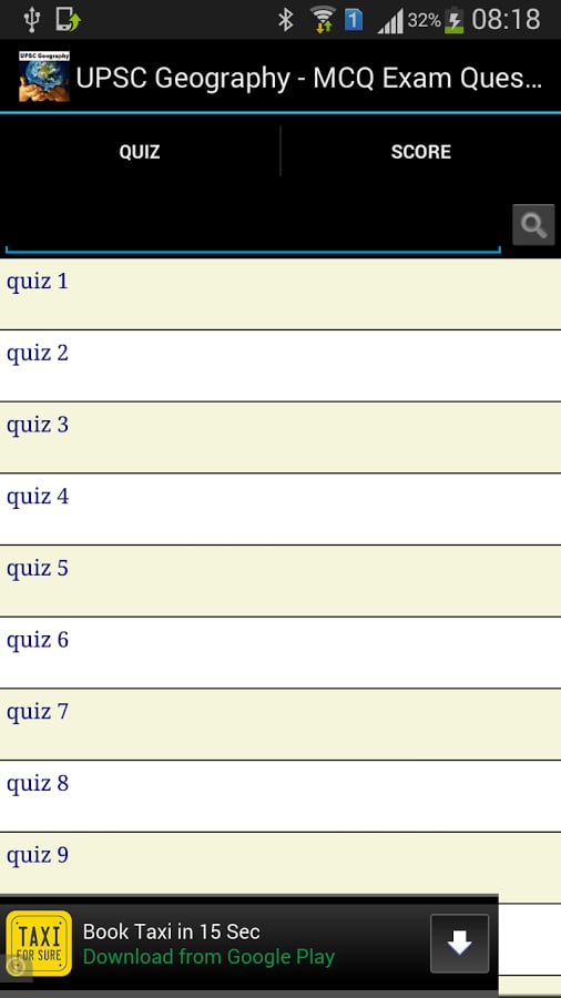 Geography MCQ Questions截图4