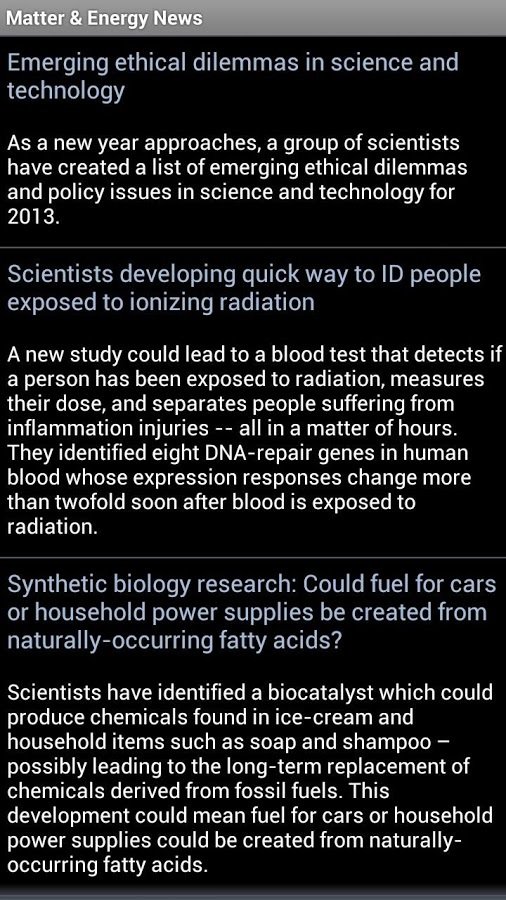 Daily Science RSS截图2