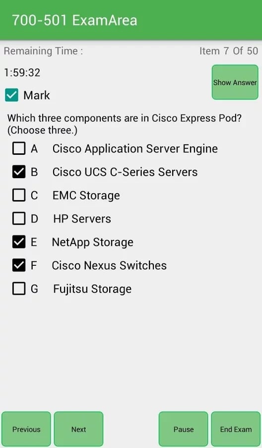 EA 700-501 Cisco Exam截图10