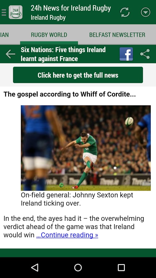 Ireland Rugby 24h截图1