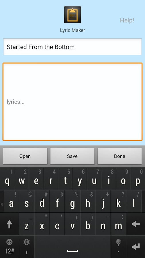 Lyric Maker截图2