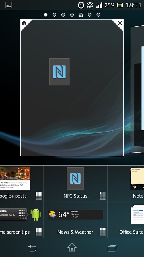 NFC Status Widget截图2