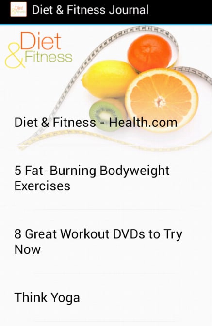 Diet &amp; Fitness Journal截图2