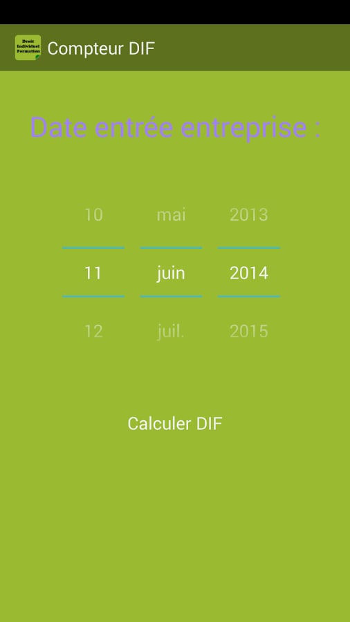 Compteur DIF entreprise截图1