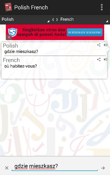 Polish - French Translat...截图4