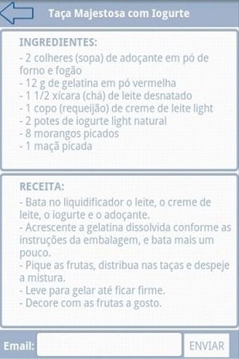 Minhas Receitas Light截图1