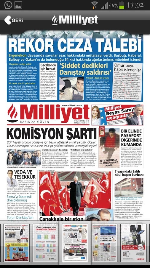 Milliyet Gazete截图2