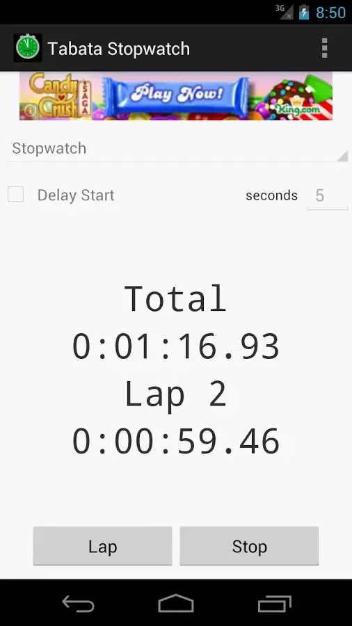 Tabata Stopwatch截图2