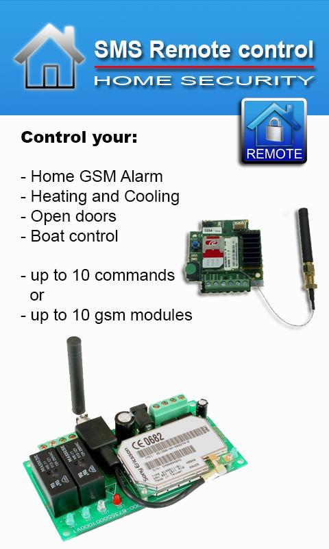 SMS Remote control - LITE截图3