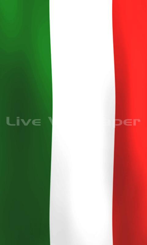 Italy Flag LWP Free截图3
