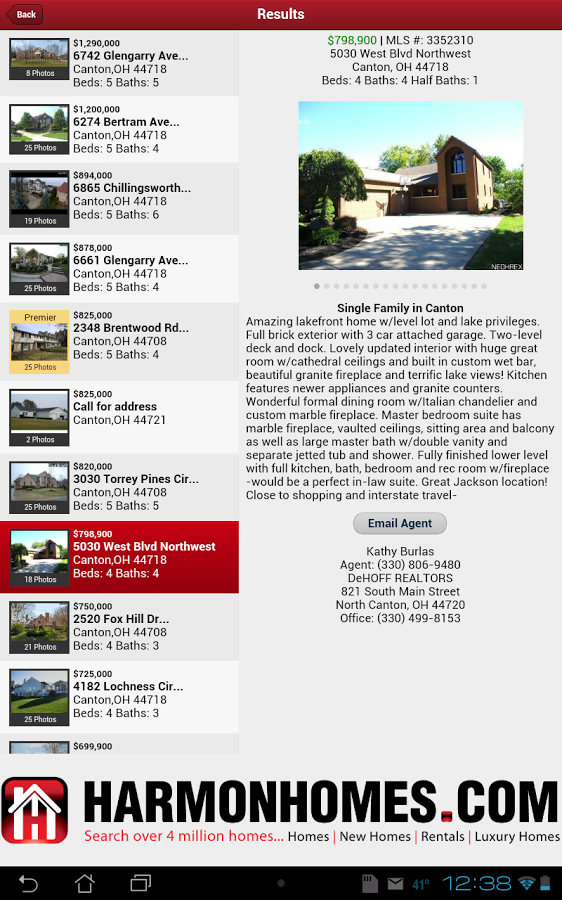 HarmonHomes Real Estate Search截图4