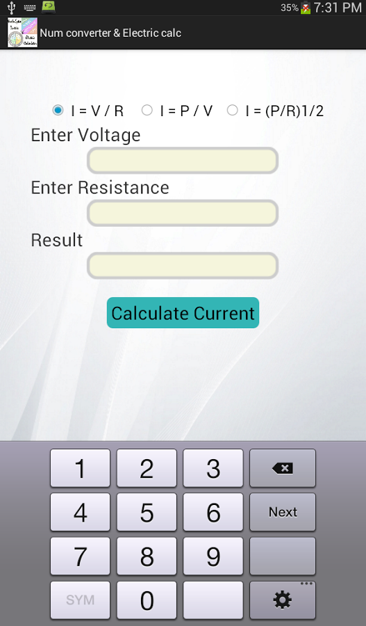 Num converter and Electric Cal截图4