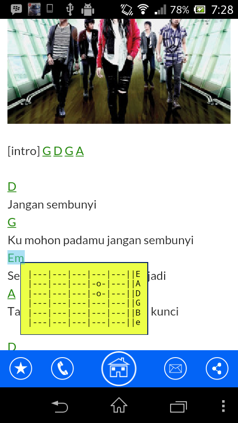 LIRIK CHORD LAGU INDONESIA截图2