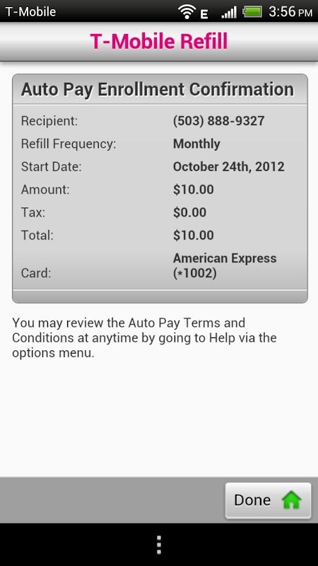 T-Mobile Refill截图2