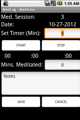 Meditation Timer & Log Free截图2