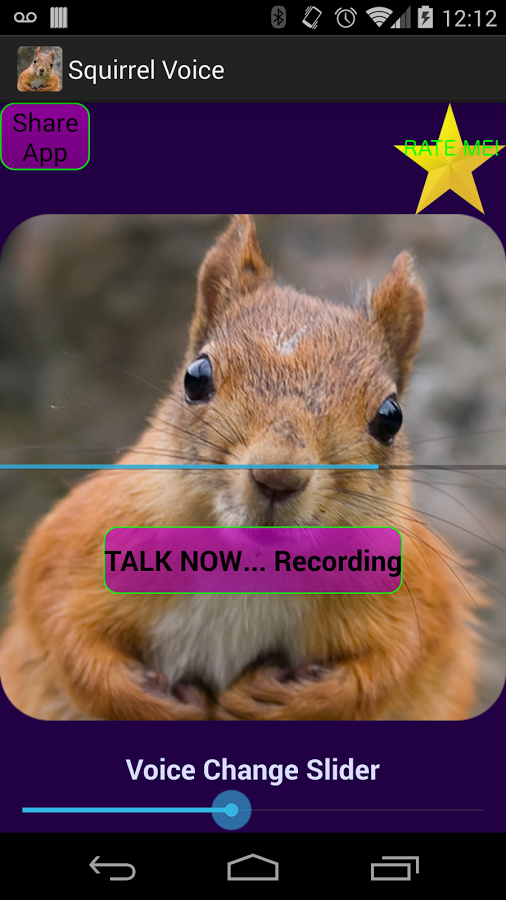 Talking Squirrel Voice Changer截图1